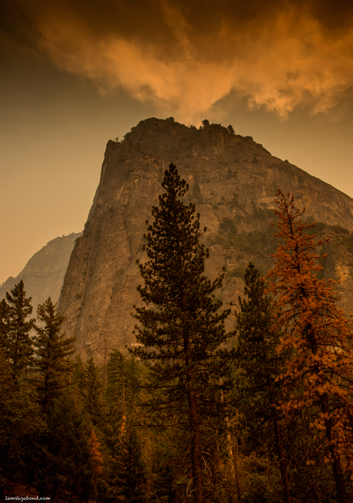 Yosemite Fire, California