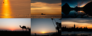 21 Sunsets - around the World